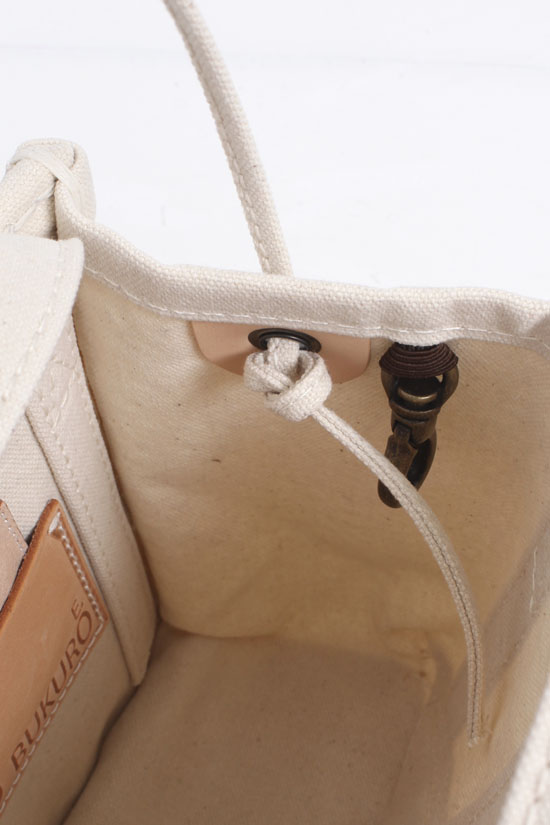 ebagos エバゴス キャンバス・カゴ袋ショルダー