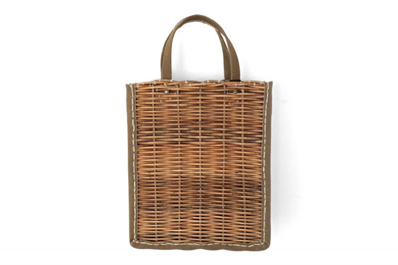 ebagos エバゴス 防水キャンバス・カゴ袋ハンド