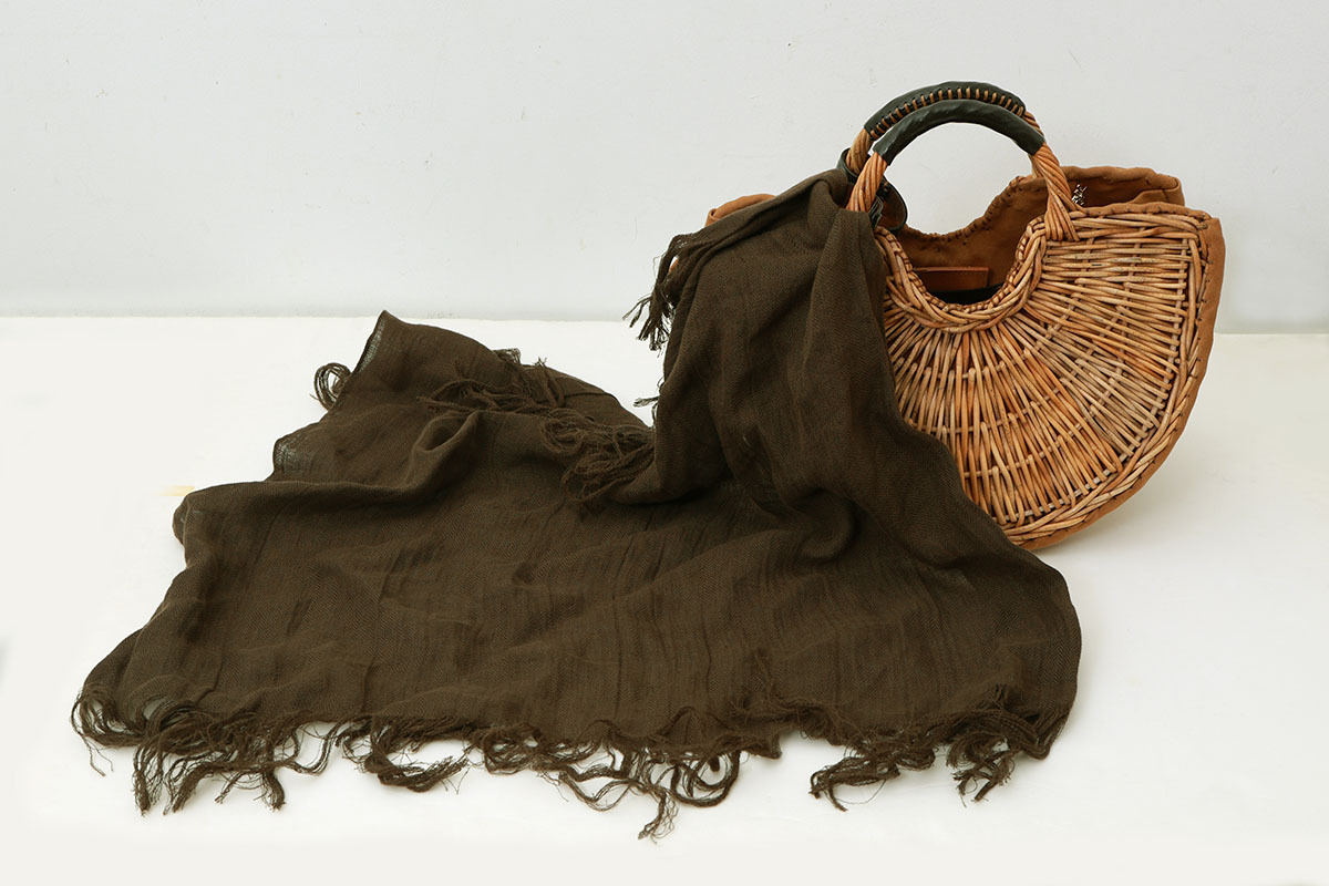 ebagos エバゴス キャンバス・扇トート