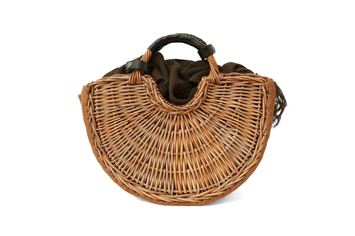 ebagos エバゴス キャンバス・扇トート