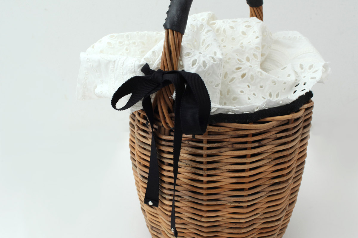 ebagos エバゴス コットンレースかぶせ