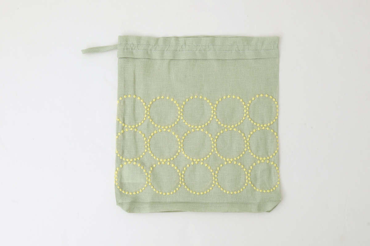 mina perhonen ミナペルホネン 子供服 tambourine 巾着 M