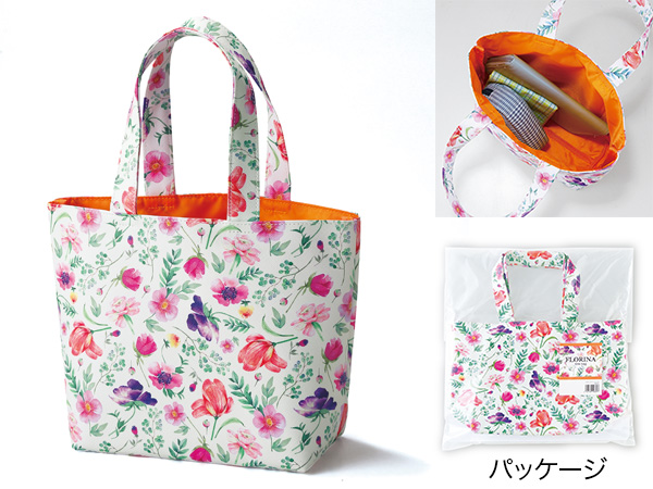 カラフル花柄トートバッグ｜記念品ストアー