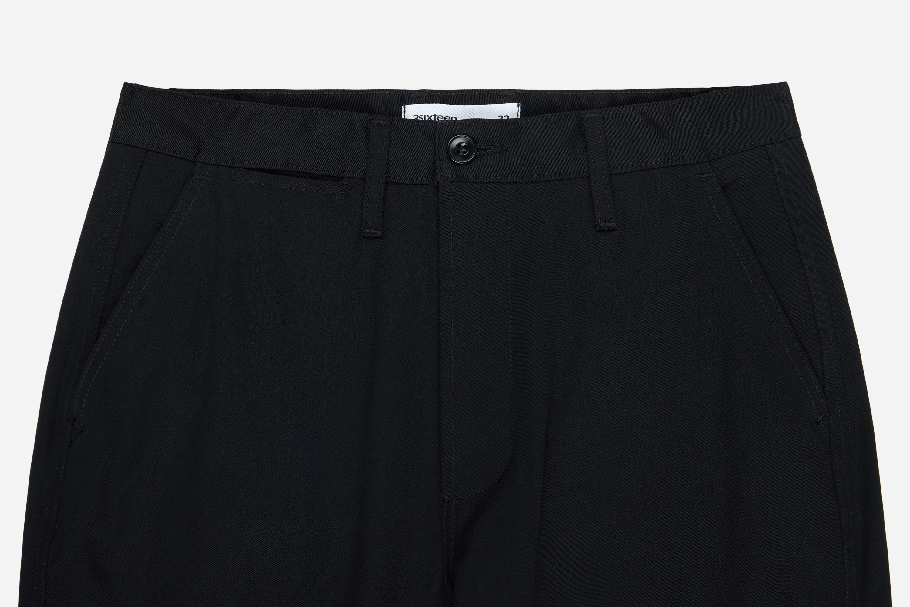 Officer Chino ~ Black Twill – 3sixteen