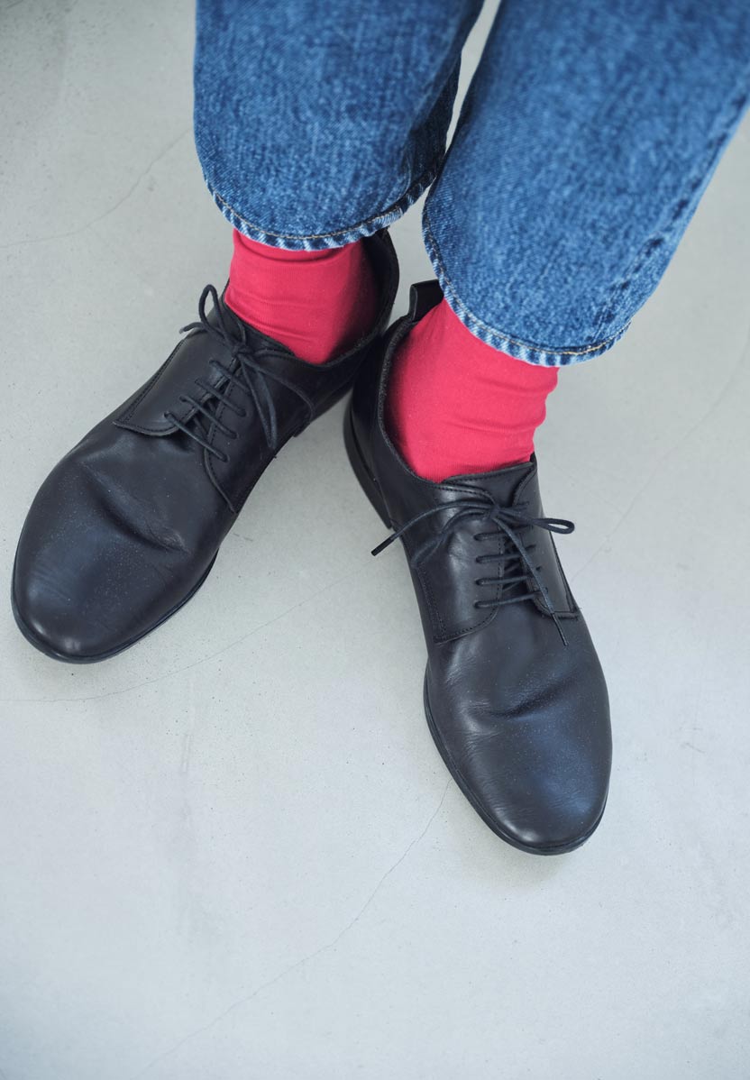 a. エードット 大橋歩さん ワンストップ2 レザーシューズ 23cm 黒 大橋