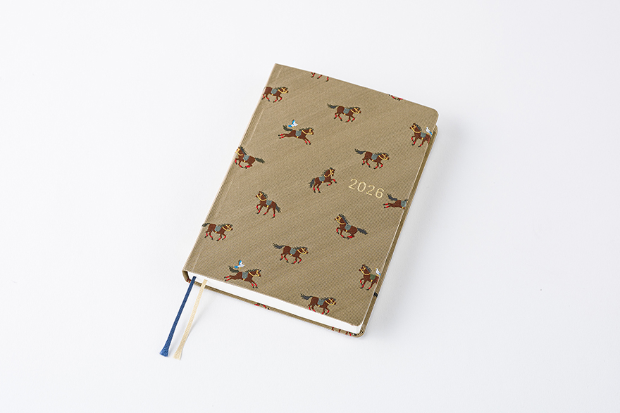 タイ＆チーフ / 駆ける馬 ［HON/A6/1日1ページ/日本語版・英語版/1月