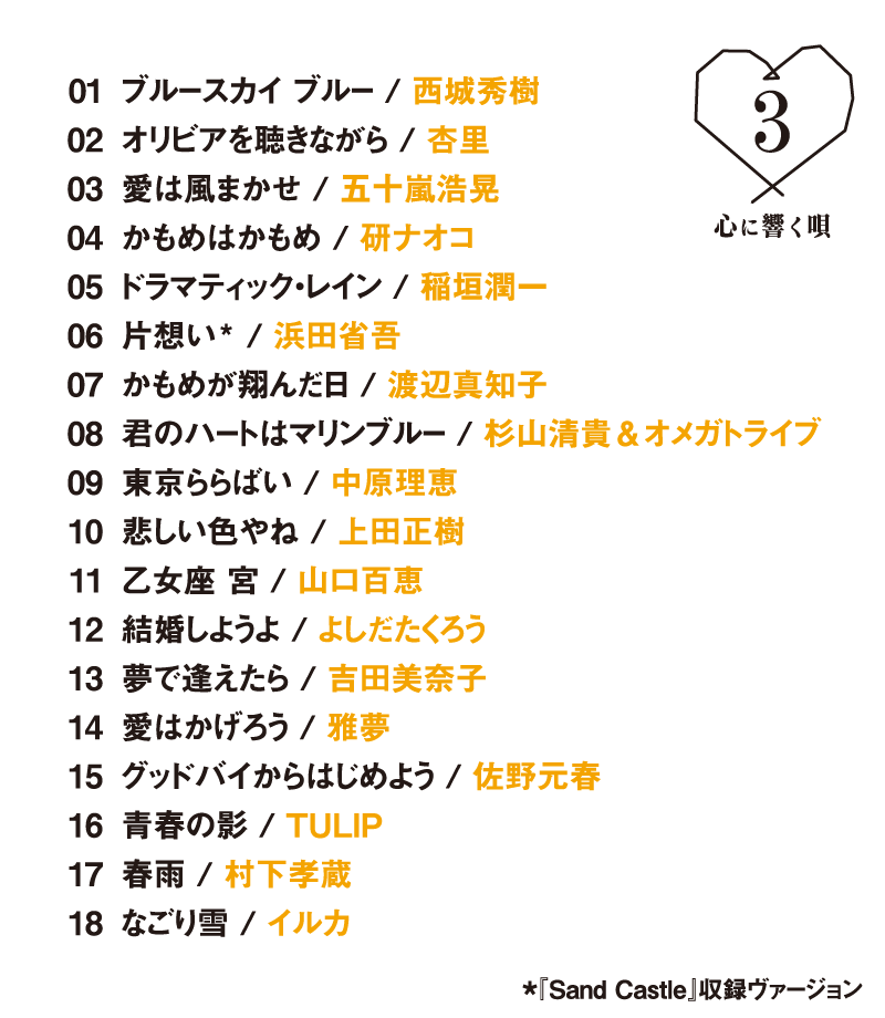 心に響く唄BOX』CD5枚組全90曲収録 人は弱い生き物。だから音楽が必要。