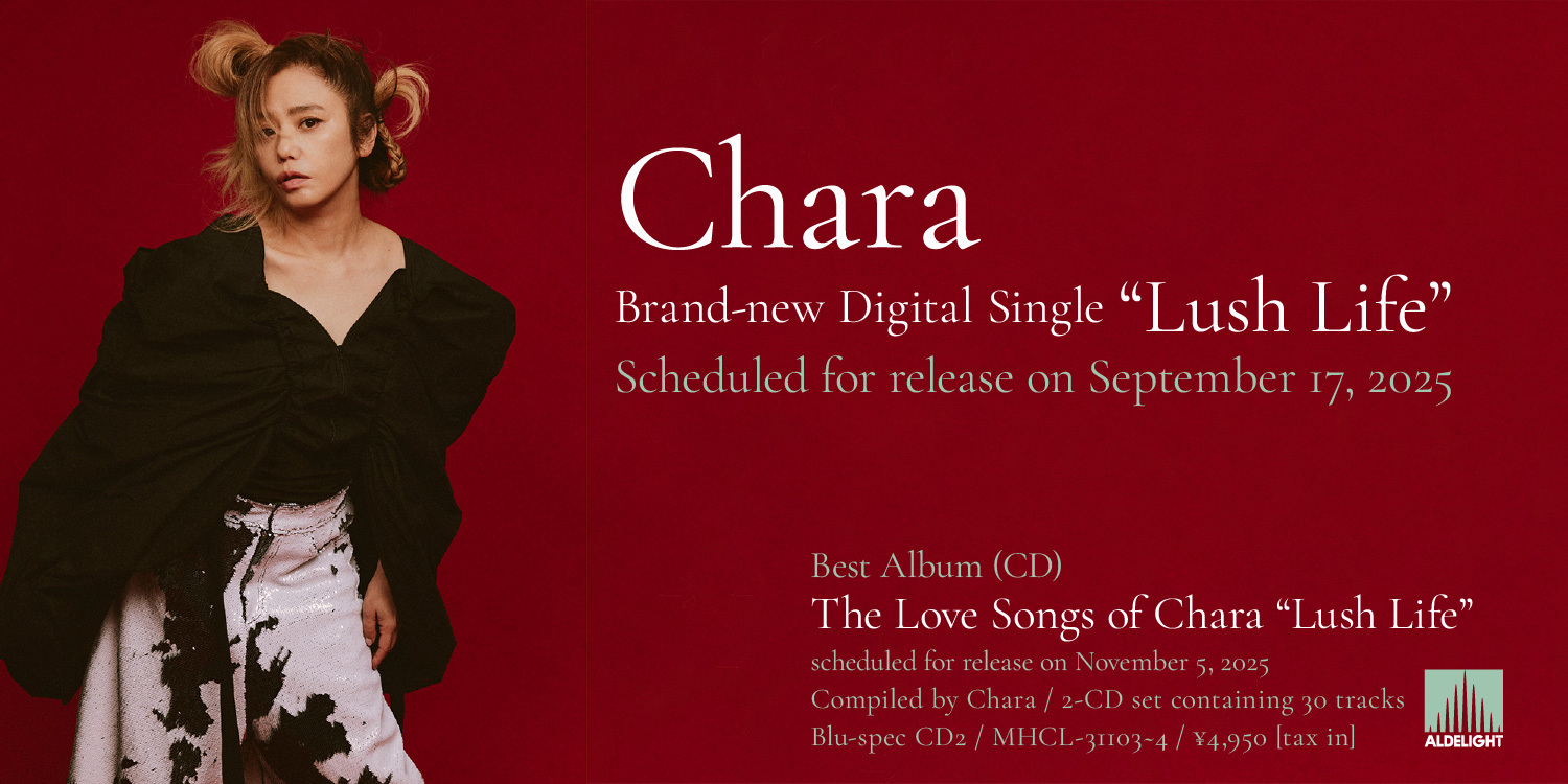 Charaデビュー満34周年を迎え35周年YEARがスタート。9月に新曲・配信