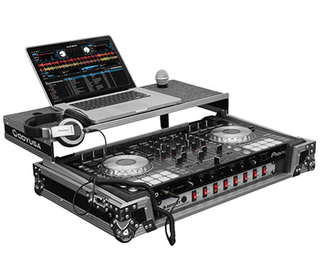 Pioneer DDJ-SX2 + Odyssey Glide Style Flight Case w/Rack