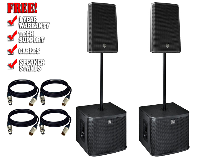 Electro-Voice ZLX-12P Loudspeaker ZXA1-Sub Subwoofer Pack