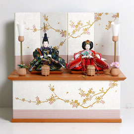一点限り】雛人形 収納飾り SH39 一点限り】雛人形 収納飾り SH39