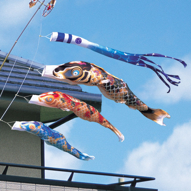 献上手染友禅之鯉 京錦が安い 徳永鯉のぼり ～広島市の人形問屋十二段屋