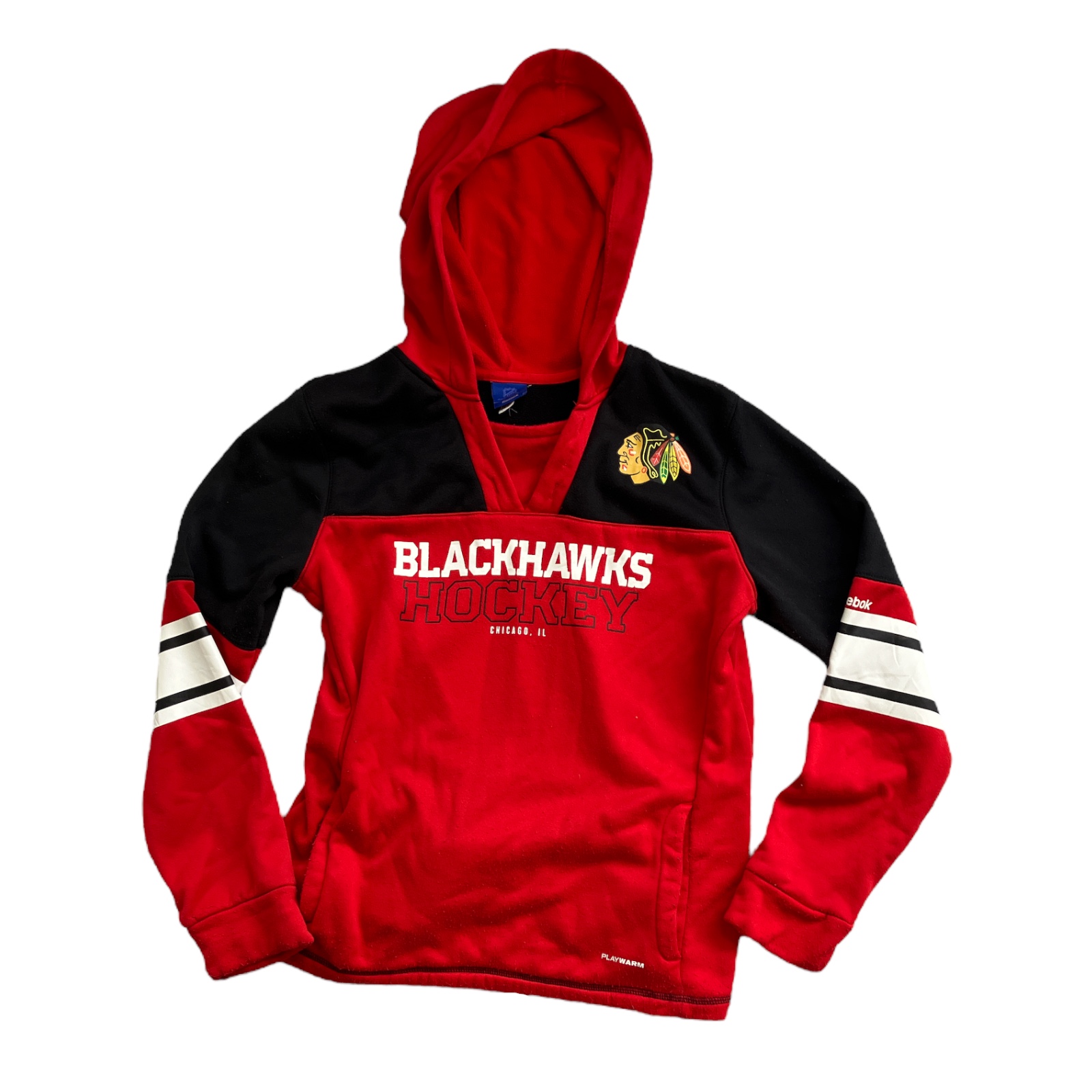 古着】 シカゴ ブラックホークス パーカー アイスホッケー用品の輸入