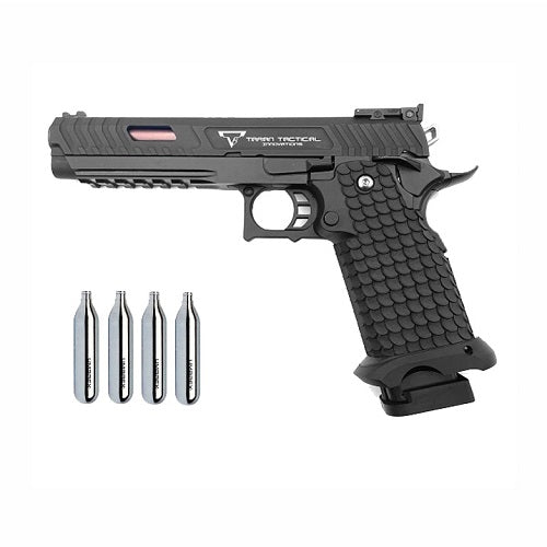 Double Bell V10 Ultra Compact CO2 GBB Airsoft Pistol - Black ( DB