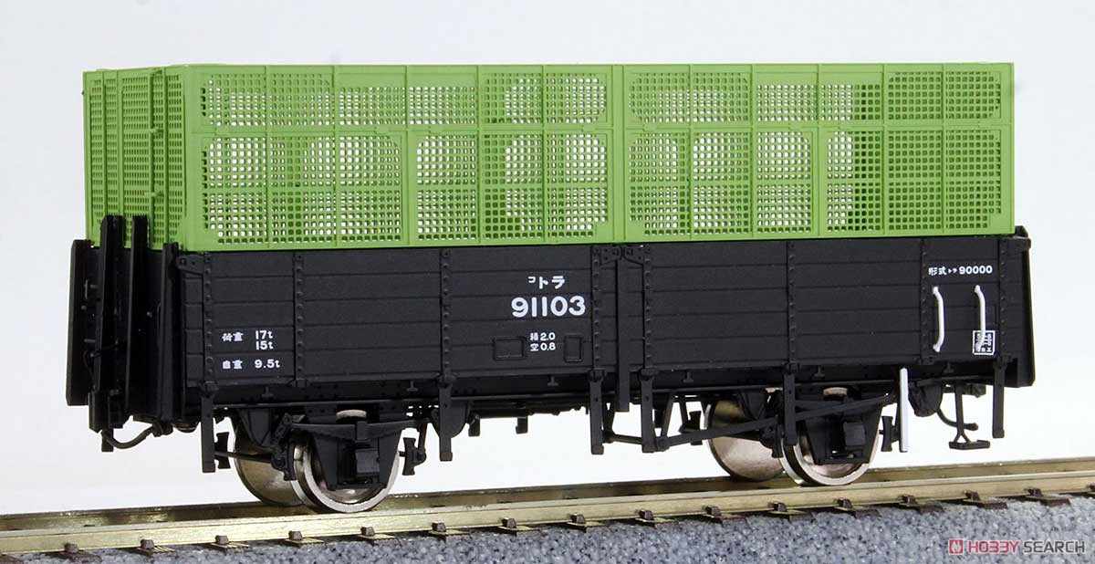 16番(HO) 国鉄 トラ90000形 無蓋車 タイプA(3段カゴ) 組立キット