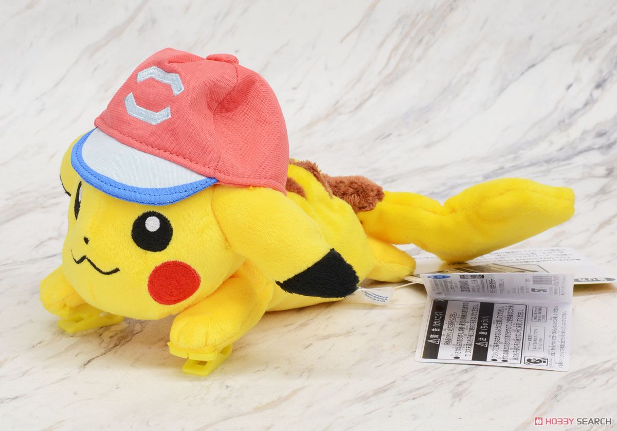 ポケモンぬいぐるみ かたのりピカチュウ サトシの帽子 サン&ムーンVer