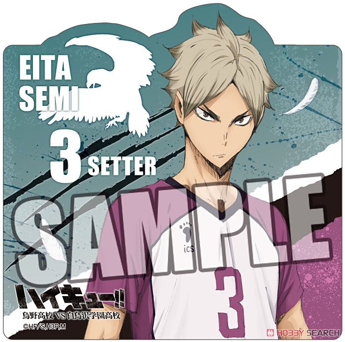 ハイキュー!! 烏野高校 VS 白鳥沢学園高校 マグネットステッカー