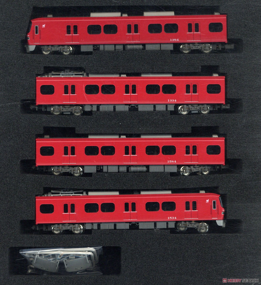 名鉄 1380系 4輛編成セット (動力付き) (4両セット) (塗装済み完成品