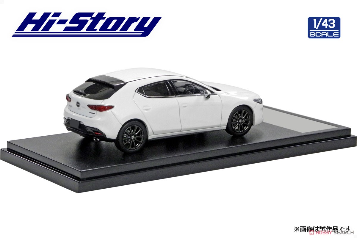 Mazda3 Fastback (2019) Snowflake White Pearl Mica (Diecast Car