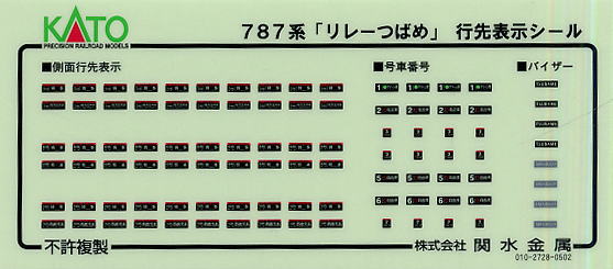 787系 「リレーつばめ」 (7両セット) (鉄道模型) - ホビーサーチ 鉄道