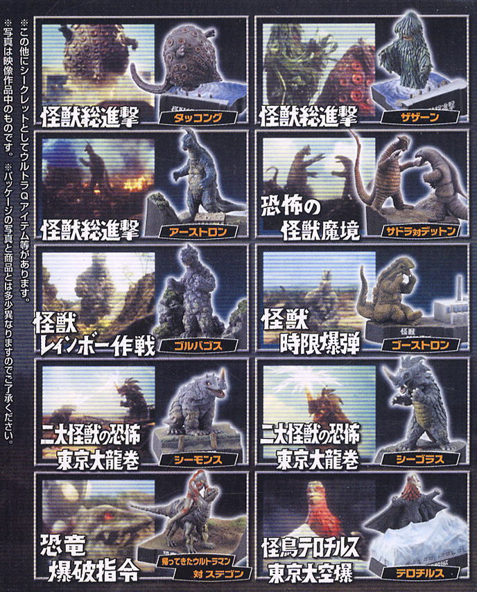 名鑑シリーズ 帰ってきたウルトラ怪獣名鑑 10個セット(食玩) - ホビー