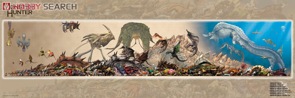 モンスターハンター モンスターサイズ早見表 (キャラクターグッズ