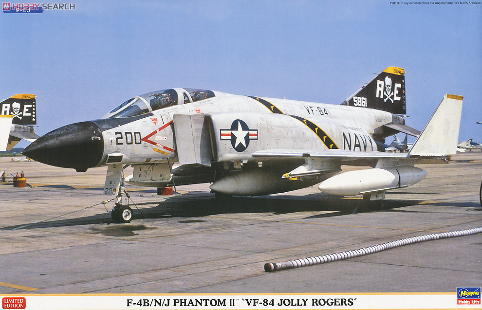 F-4B/N/J ファントムII `VF-84 ジョリーロジャース`(2機セット
