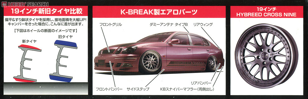 K-BREAK 16アリスト後期 (TYPE V) (プラモデル) - ホビーサーチ カーモデル