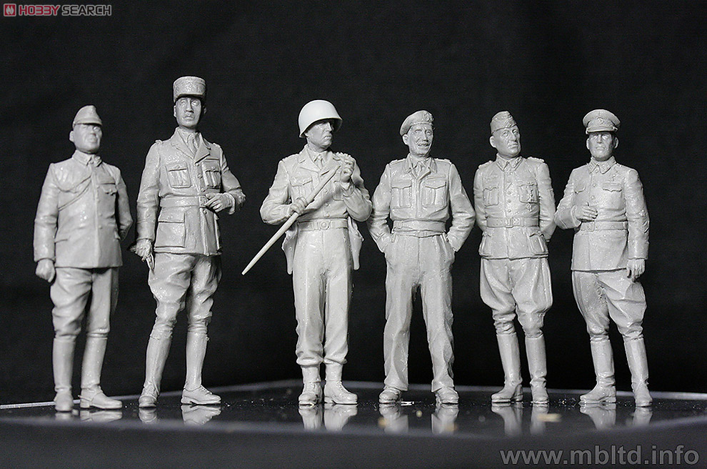 元帥将軍6体セット (日英米独露仏各1体) (プラモデル) - ホビーサーチ