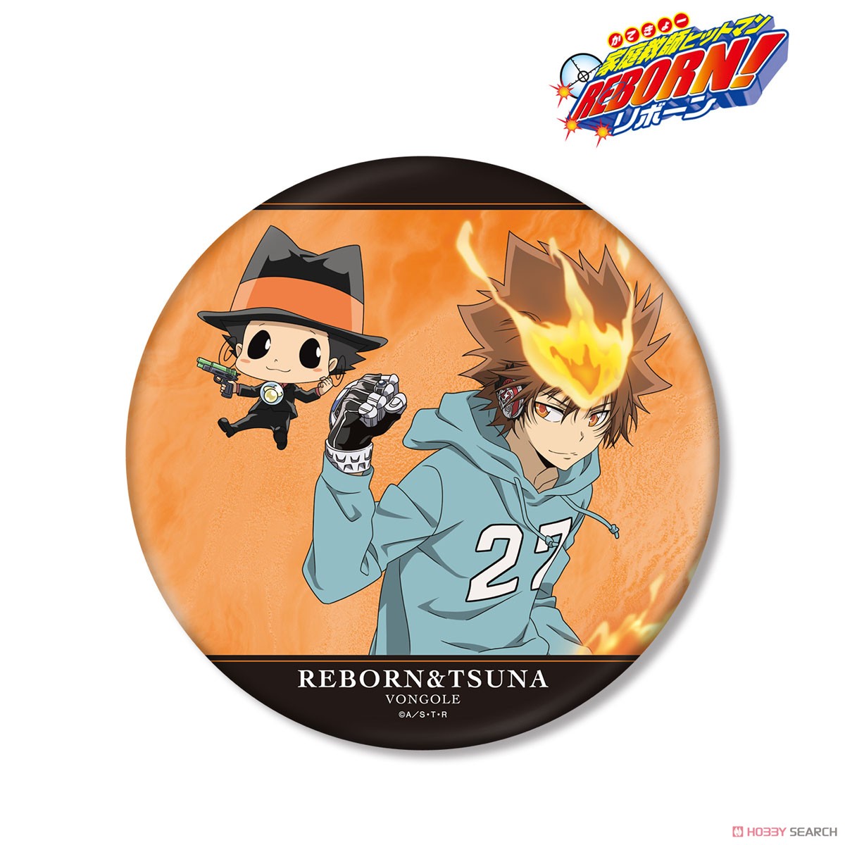 注文 リボーン 沢田綱吉 スクエア缶バッジ その1 ナンジャタウン