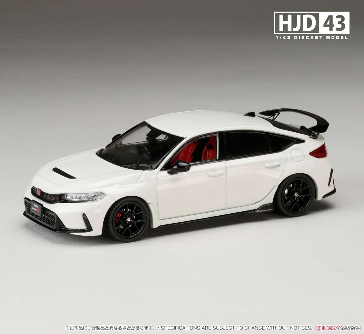 ホンダ シビック TYPE R (FL5) チャンピオンシップホワイト (ミニカー