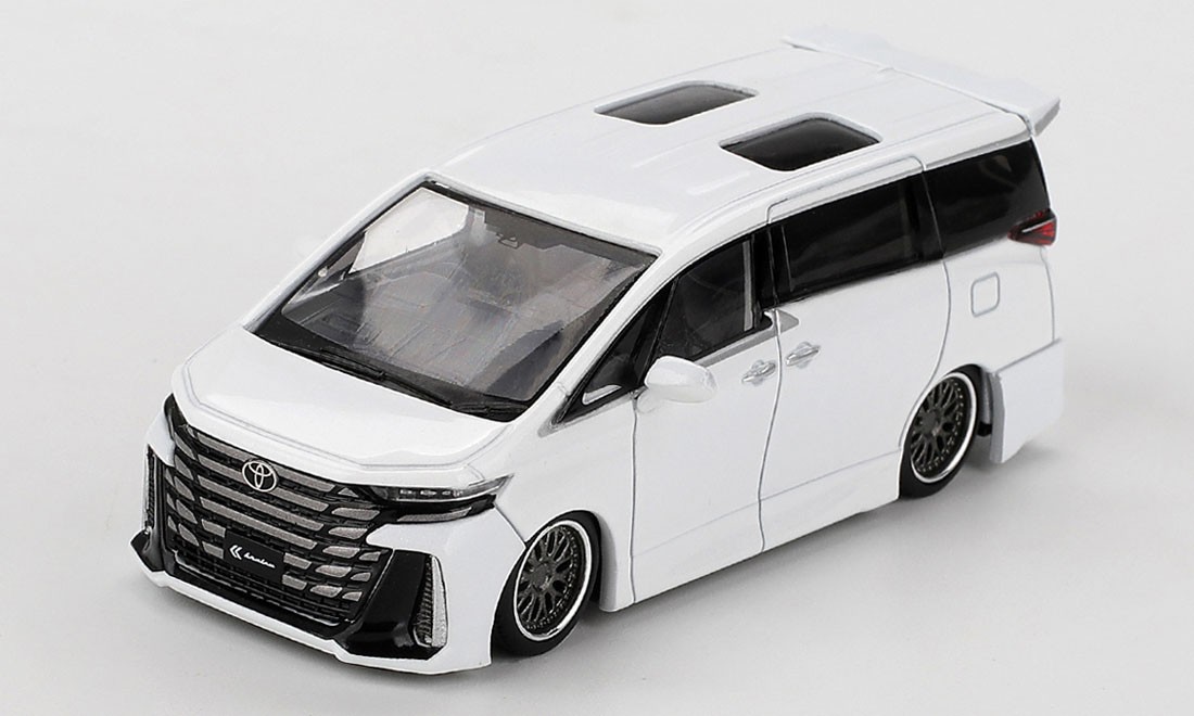 Toyota ヴェルファイア 40 KUHL ホワイト(右ハンドル) (ミニカー
