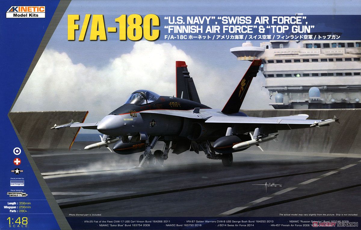 F/A-18C ホーネット アメリカ海軍/スイス空軍/フィンランド空軍/トップ