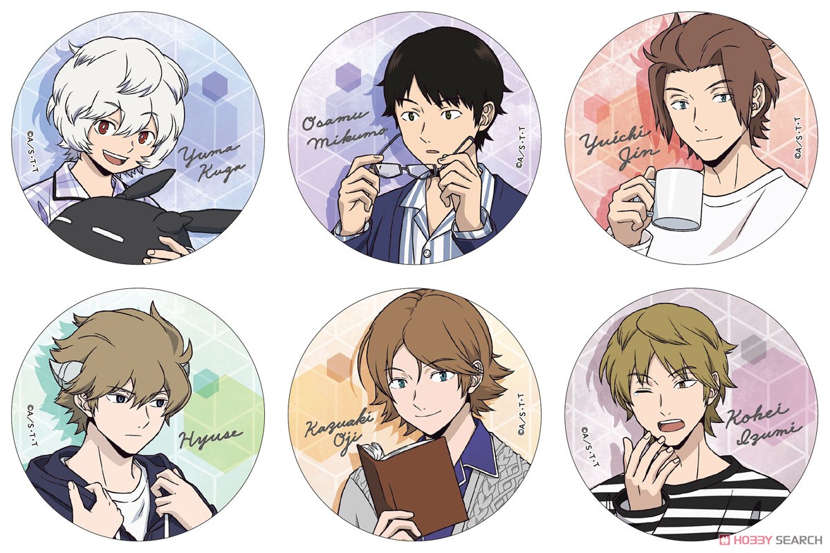 ワールドトリガー 缶バッジ 出水公平 (キャラクターグッズ) - ホビー