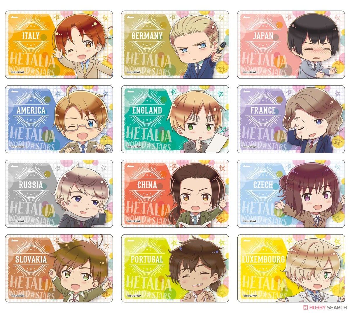 ヘタリア World☆Stars ICカードステッカー 日本 (キャラクターグッズ