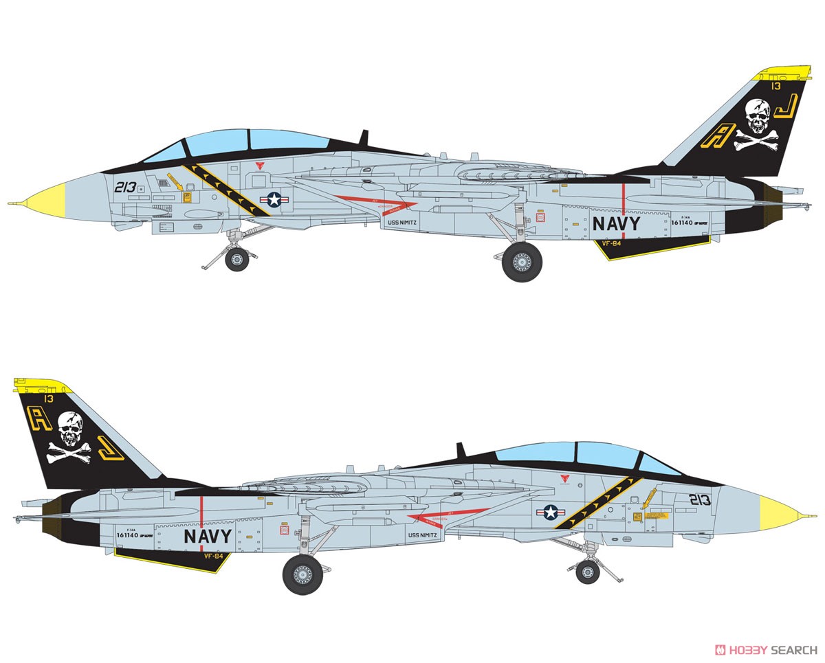 アメリカ海軍 F-14A トムキャット`VF-84 ジョリーロジャース