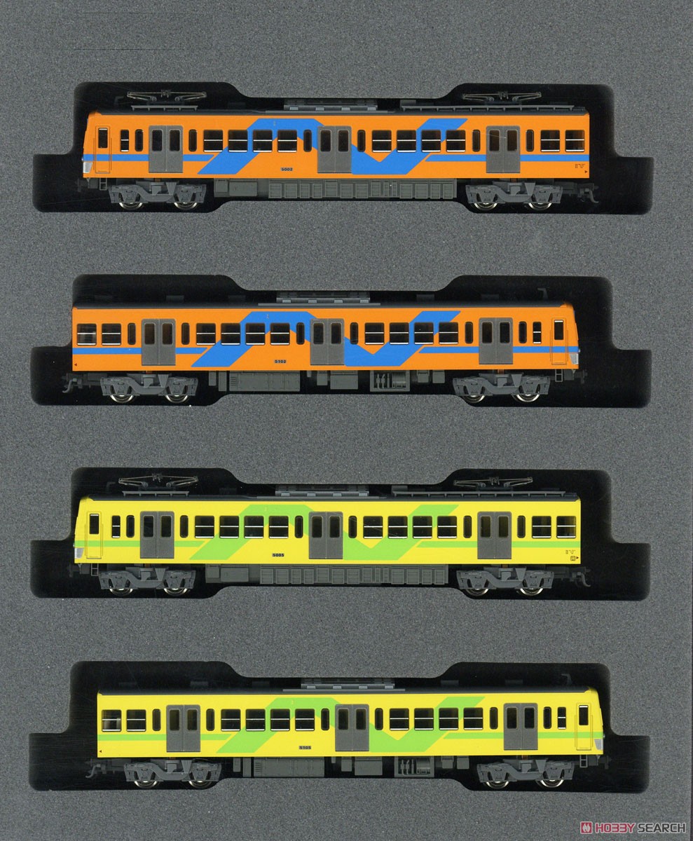 流鉄 5000形タイプ 「流星」「なの花」 4両セット (4両セット) (鉄道
