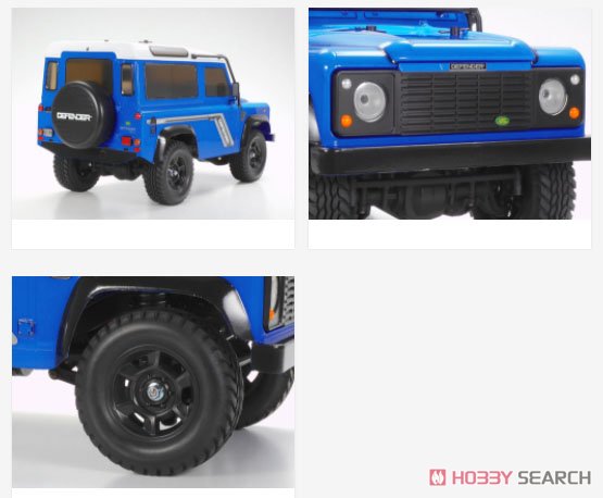 1990 ランドローバー ディフェンダー 90 塗装済みライトブルーボディ