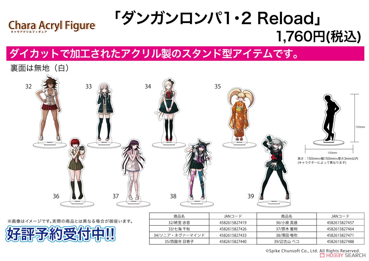 キャラアクリルフィギュア 「ダンガンロンパ1・2 Reload」 37 罪木蜜柑