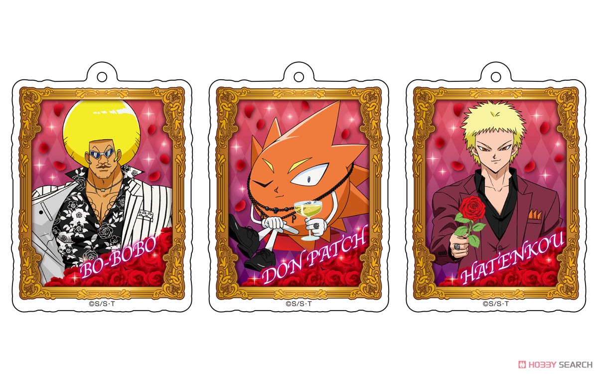 ボボボーボ・ボーボボ」 アクリルキーホルダー (2) 首領パッチ