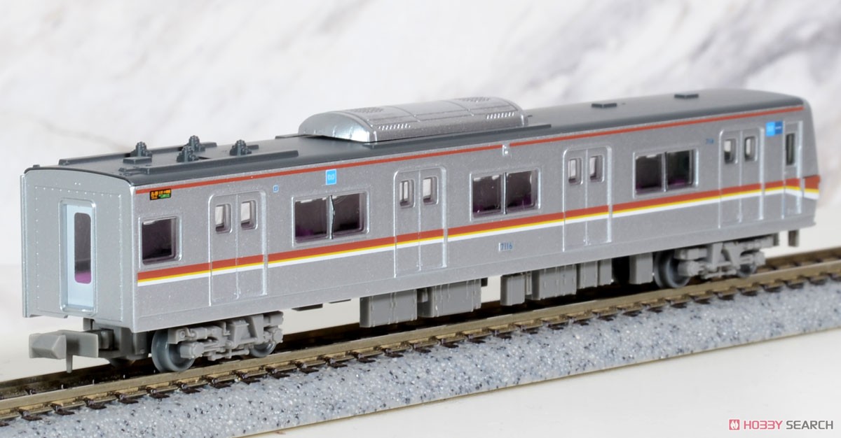 N化済(動力無)] TOMYTEC 7000系7116編成 8両セット Amazon | 鉄道