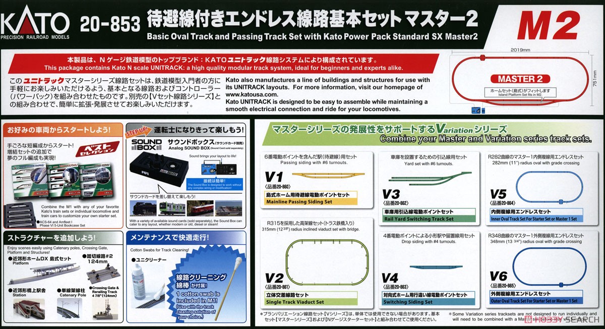 UNITRACK [M2] 待避線付きエンドレス線路基本セット (マスター2) (鉄道