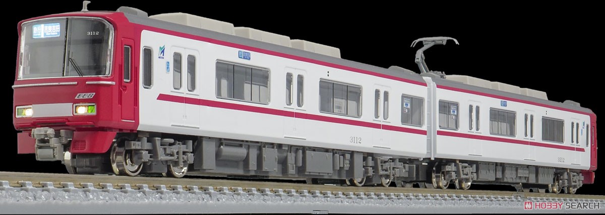 名鉄 3100系2次車 (新塗装・3112編成) 基本2両編成セット (動力付き