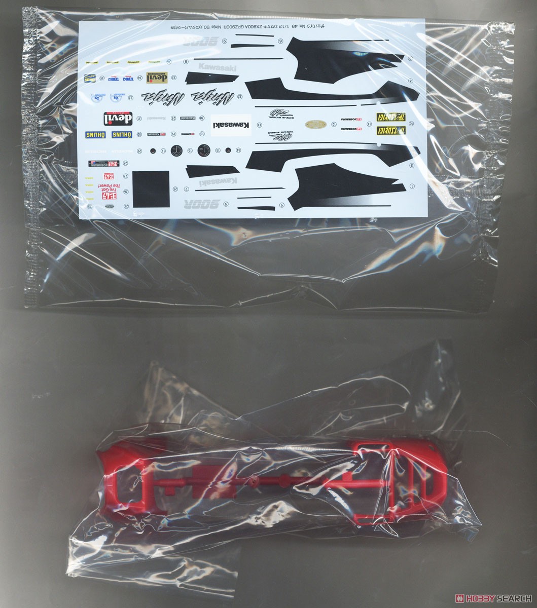 カワサキ ZX900A GPZ900R Ninja `90 カスタムパーツ付き (プラモデル