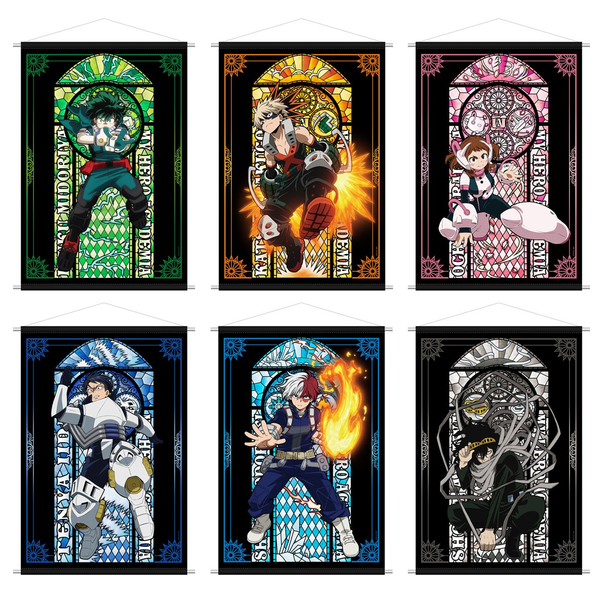 僕のヒーローアカデミア ステンドグラス風 タペストリー 相澤消太