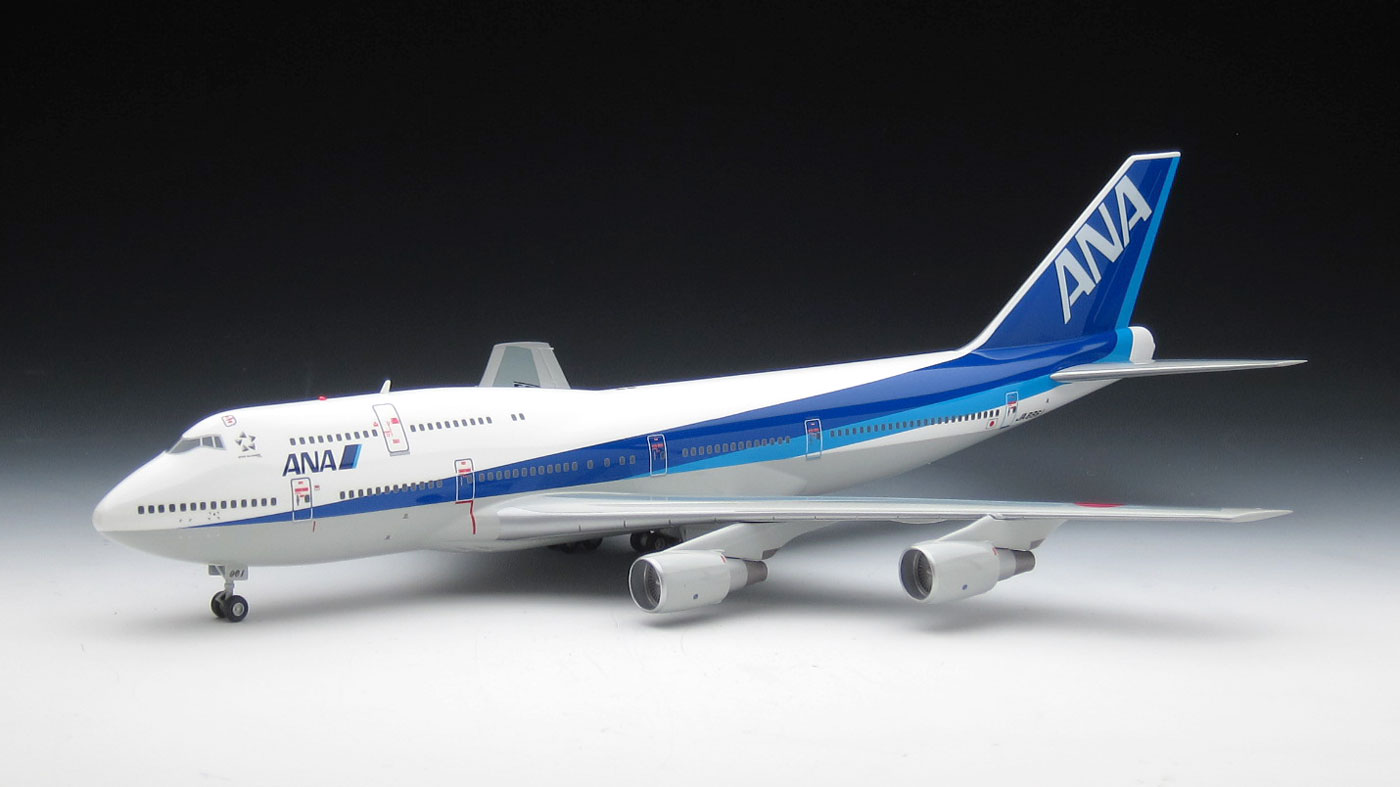 ハセガワ 1/200「ANA ボーイング747-400D（JA8961）」プラモデル製作記