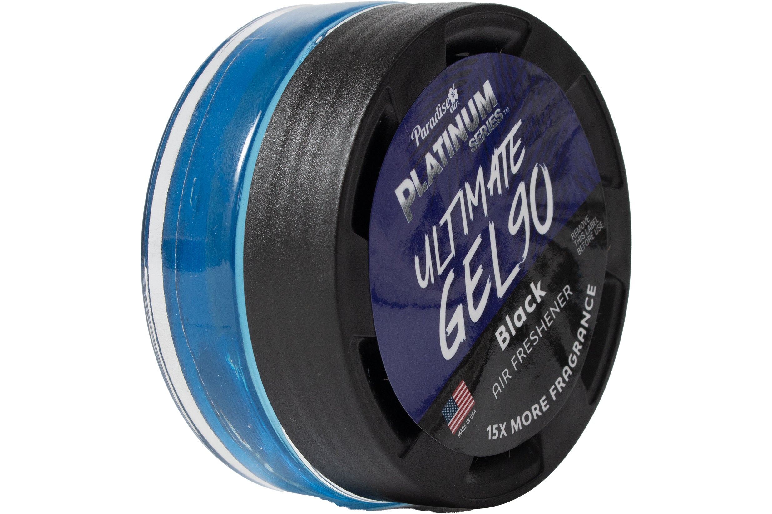 Paradise Air Platinum Series Ultimate Gel 90 Black Air Freshener