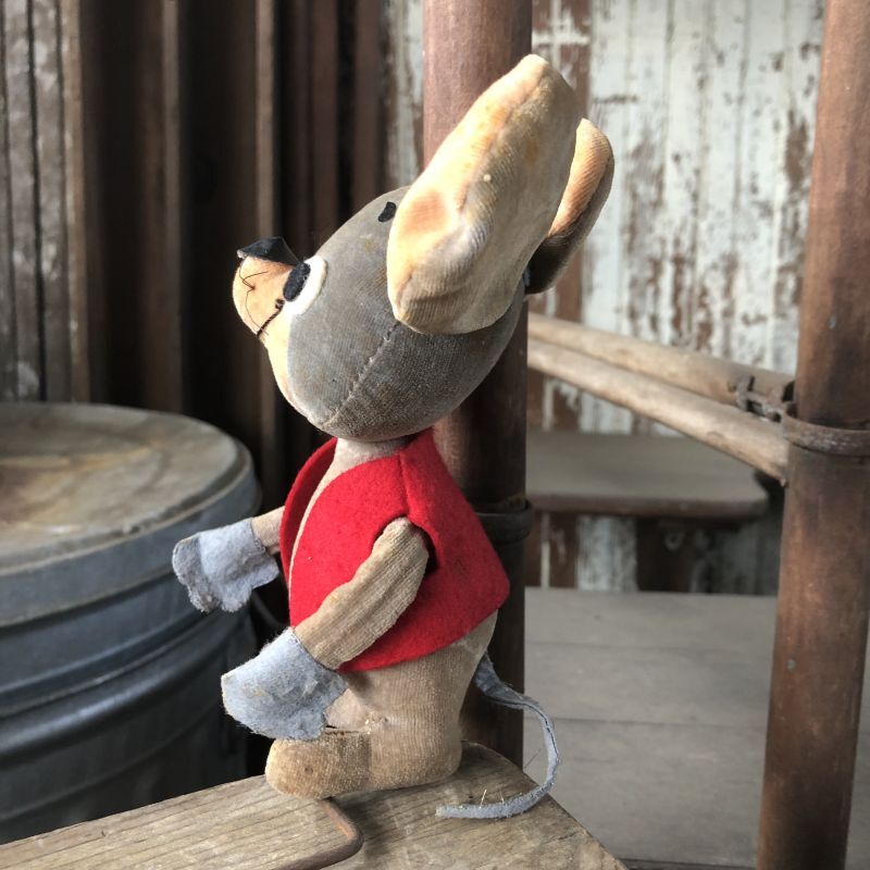 60s Vintage Hanna Barbara PIXY & DIXY Velveteen Stuffed (M869