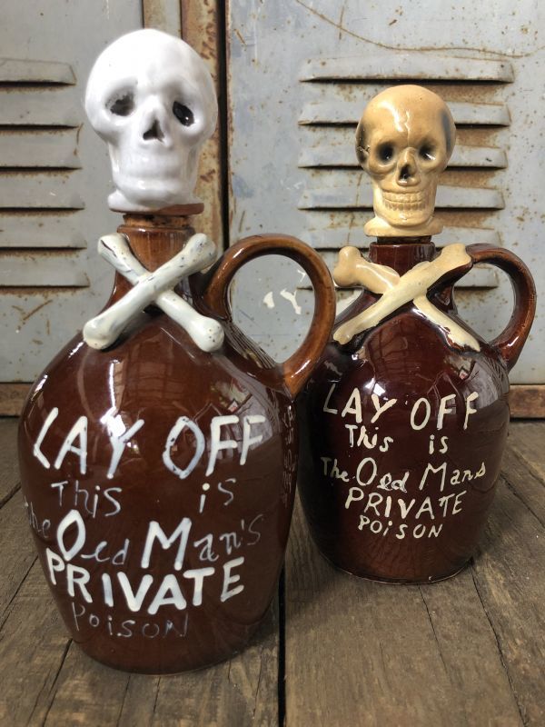 美品 50s デビル サタン 死神 ビンテージ デカンタ 美品 50s デビル