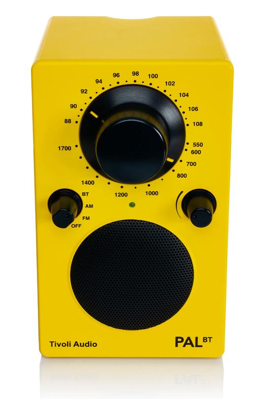Tivoli Audio PAL BT Bluetooth AM/FM Portable Radio In Yellow